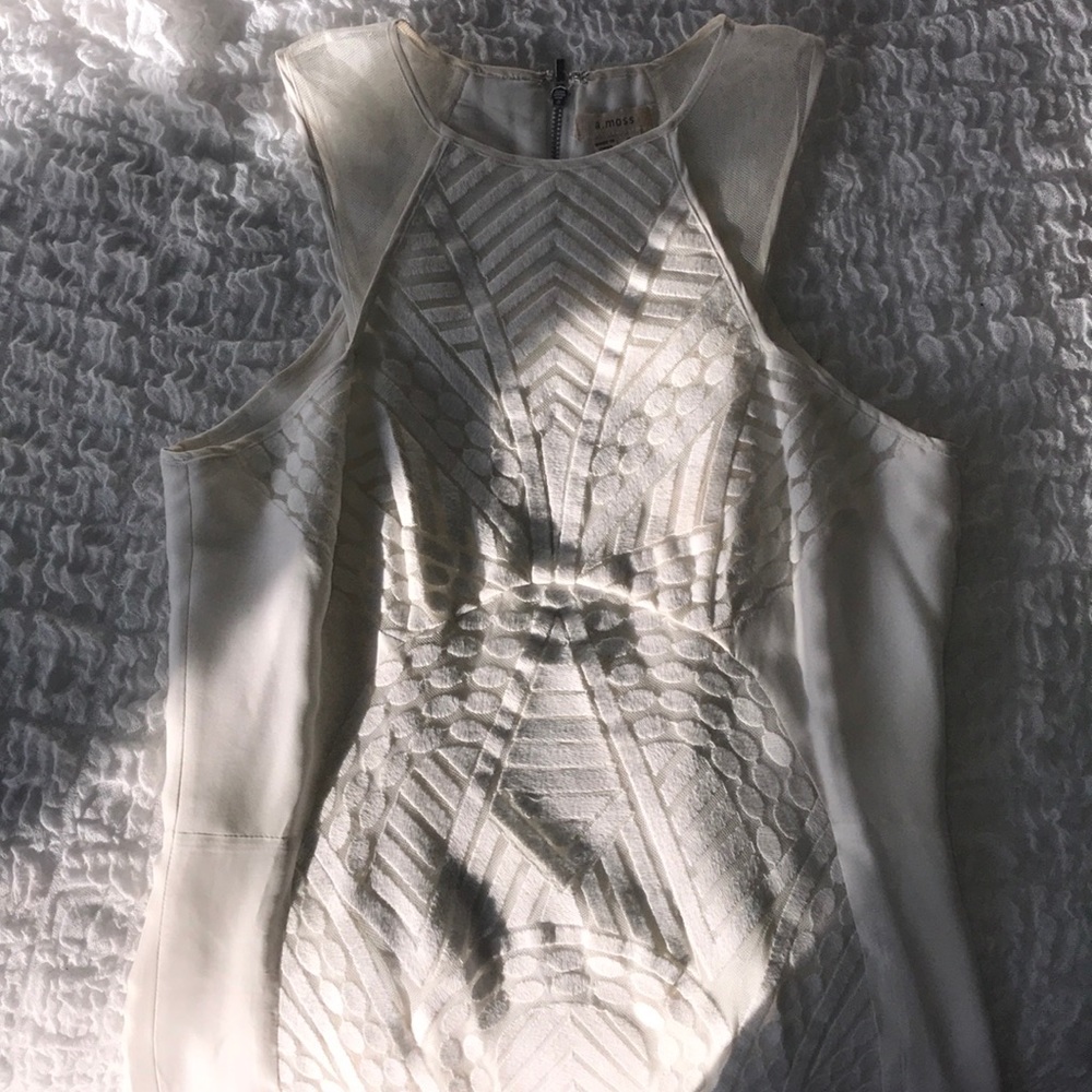Cream colored mini dress